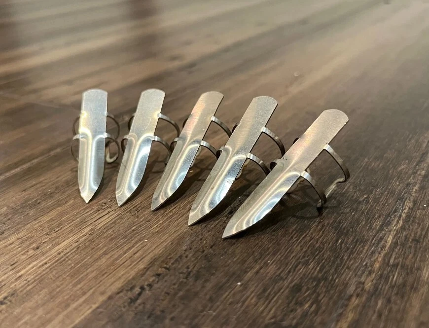 BDSM Primal Garras Ajustable Acero Inoxidable Torcido Fetiche Foto 4 de 4