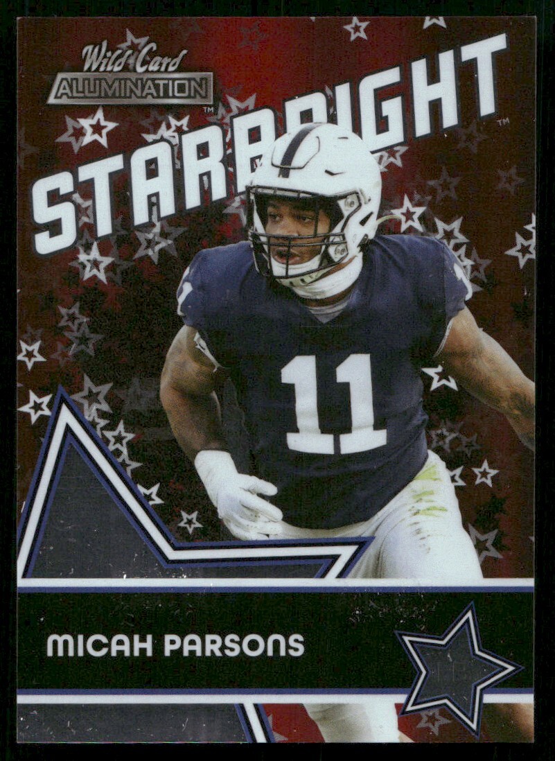 2021 Panini Instant NFL Draft Night Micah Parsons Cowboys #11 Rookie Insert Card