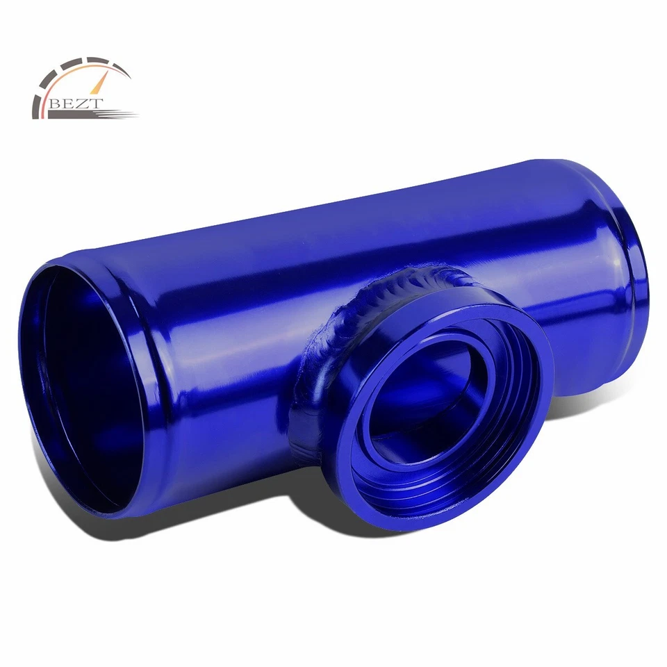 BLUE TYPE-SSQV 2.5" ALUMINUM TURBO BLOW OFF VALVE FLANGE PIPE/PIPPING ADAPTOR - Image 2 of 3