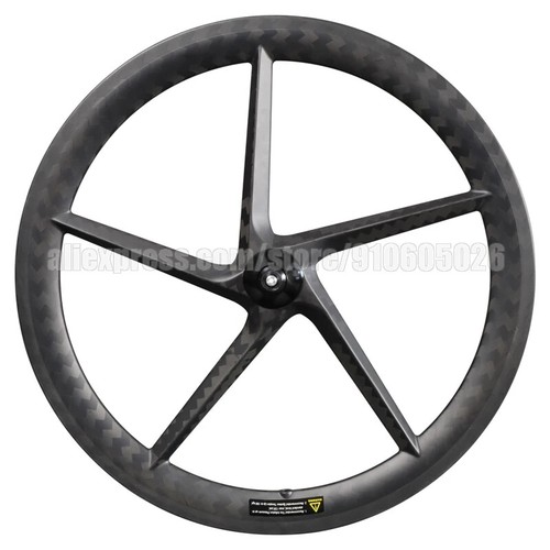 20inch 451 5 Spokes Road Bike Wheelset Carbon Fiber Clincher Bicycle Wheels 28H - 第 7/10 張圖片