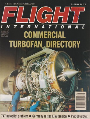 Flight International (26 May 1992) Commercial Turbofans, Yak-UTS, Intelsat, News