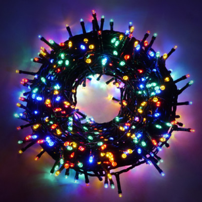 Strip 50mt String 1000 Lights for External Multi Colour LED Christmas Tree