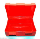 *** Red Plastic Multi Purpose Storage Box / Lunch Box / Craft Box / Tool Box ***