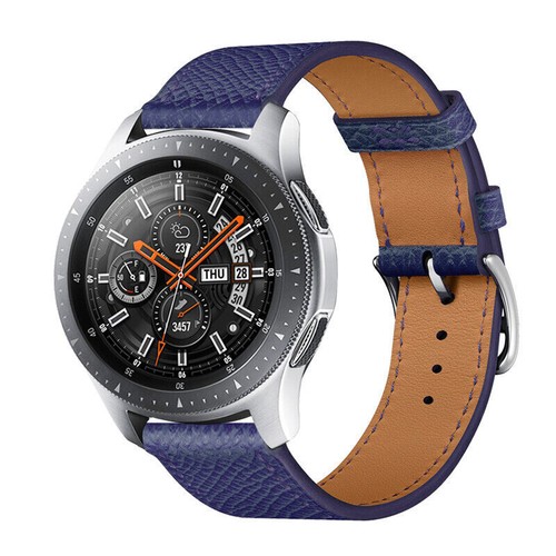 20mm/22mm Leather Strap Band for Smart Watches Samsung Watch 6 5 4 3 Active 2 S3 - Picture 8 of 54
