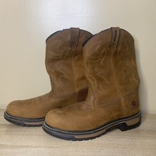 Rocky Original Ride Branson 11 Inch Waterproof Work Mens Brown Work Safety Shoe