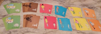 Vntg SCOOBY DOO Ed-U-Cards Cartoon Character Card Game - Misprint Daphne