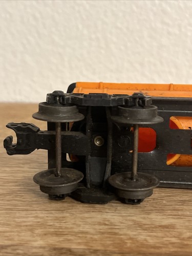 Lionel Lines Postwar O Gauge #6465 Orange 2 Dome Tanker Train - Picture 11 of 14