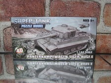 Super Tank Puzzle Model - Panzerkampfwagen Tiger AUSF.E 1/144