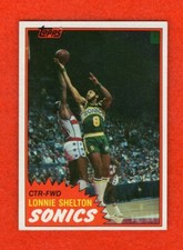 1981-82 Topps Lonnie Shelton Card #86    FREE SHIPPING