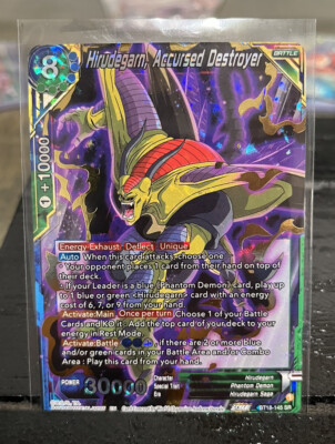 Hirudegarn, Accursed Destroyer BT18-145 SR Super Rare Dawn of the Z-Legends Card