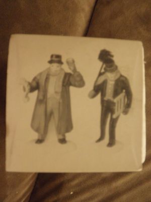 Dept 56 Dickens Village Stadt Crier '' & Schornsteinfeger, #55697 Ausgeschieden