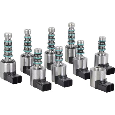 9PCS Solenoid Kit Set Fit for Audi A6 A7 Q5 2013-Up Gearbox Transmission DL382