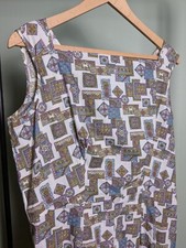 Novelty Print Vintage 1960s Romper Shorts