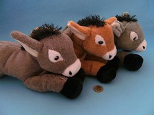 1 Plüschtier Esel 37cm Kuscheltier Stofftier Maulesel Tier Tiere Bauernhof
