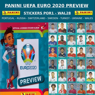PANINI EURO 2020 PREVIEW - STICKERS POR1 - WAL28