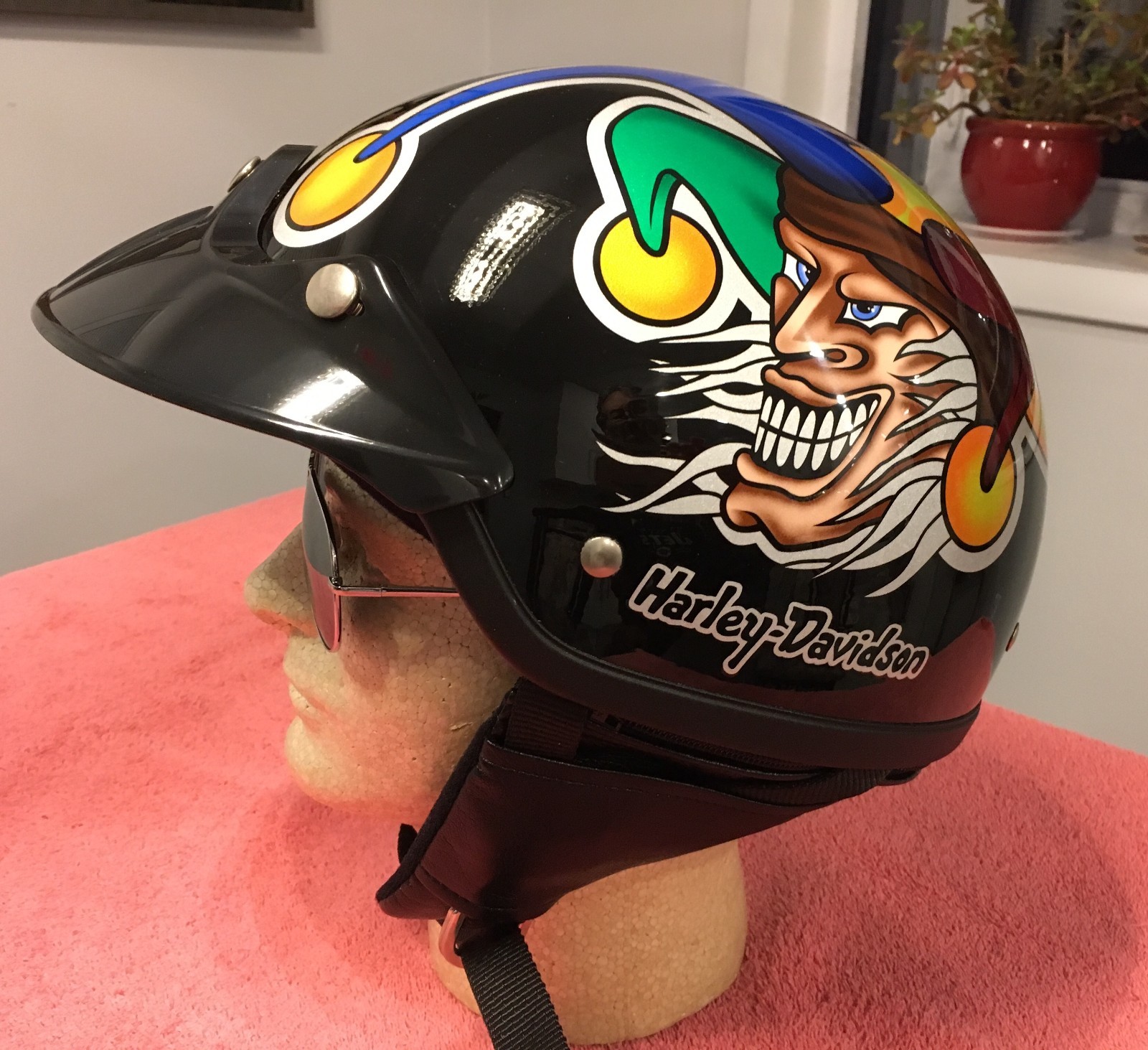 HARLEYDAVIDSON "PASCAL PICOTTE JESTER" SHOEI HELMET "L" NEW, RARE eBay