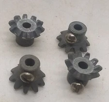 Gilbert Erector Set Part P-48 Mitre Gear Open Bottom Lot of 4