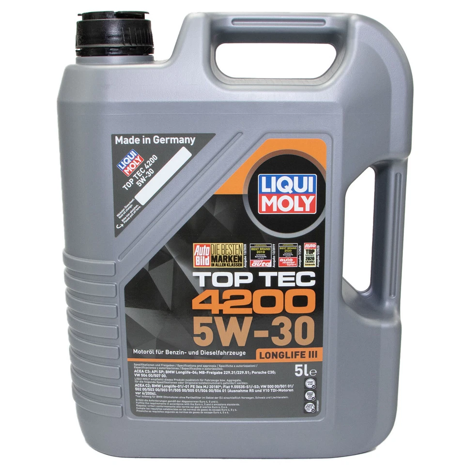 Motoröl Set 5W-30 5 Liter + Ölfilter 32223 für Citroen C5 I Fiat Lancia Peugeot - Bild 3 von 4