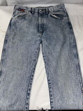 Wrangler Jeans Acid wash Made In USA Men’s 34x32 Cowboy Pants