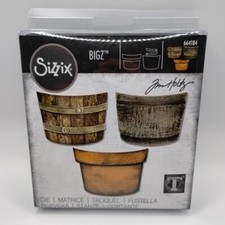 Tim Holtz Potted Sizzix Bigz Die #664184 Flow...