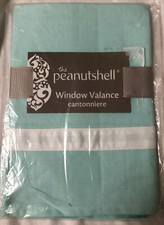The Peanutshell Window Valance Mint Green 53" x 14" new in packaging 10608