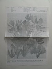 Haandarbejdets Fremme / Dänische Handwerksgilde, Ole Kortzau, blaue Blumen, 1990