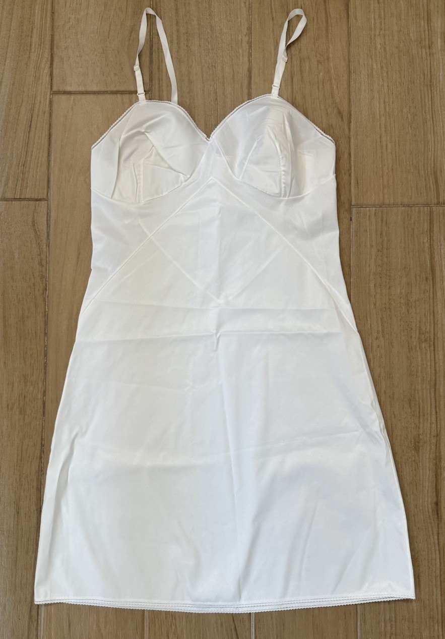 Vintage 60s Gaymode 36/14 Short JC Penny’s Heart Back Slip