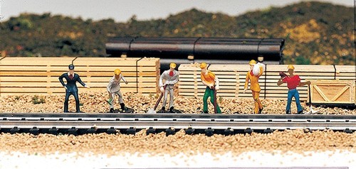 Bachmann Trains 42341 FIGURES - TRAIN WORK CREW - HO Scale (Importación USA) | Condition: Nuevo