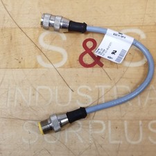 Turck RK 4T-0.2-RS 4T/S771 Eurofast Cordset, 4 Pin, M/F, 0.2 Meters - USED