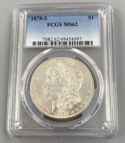 1878 S PCGS MS62 US Morgan Silver $1 L23991