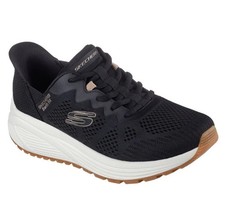 Skechers Hands Free Swift Fit Memory Foam Sneakers Women's 6.5 Black/Gold