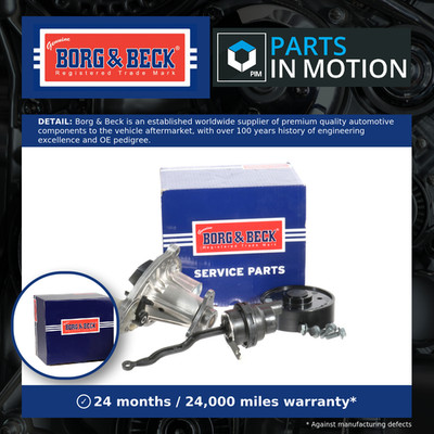 Water Pump fits BMW X6 G06 3.0D 19 to 20 B57D30A Coolant B&B 11518582740 Quality