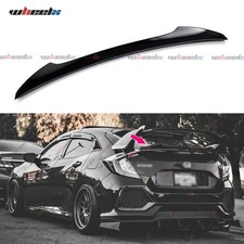 For 2016-2021 Honda Civic Hatchback Type R Gloss Black Rear Trunk Spoiler Wing