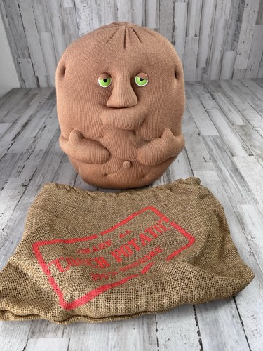 Original 1987 Couch Potato Stuffed Toy With Sack - Picture 2 of 14