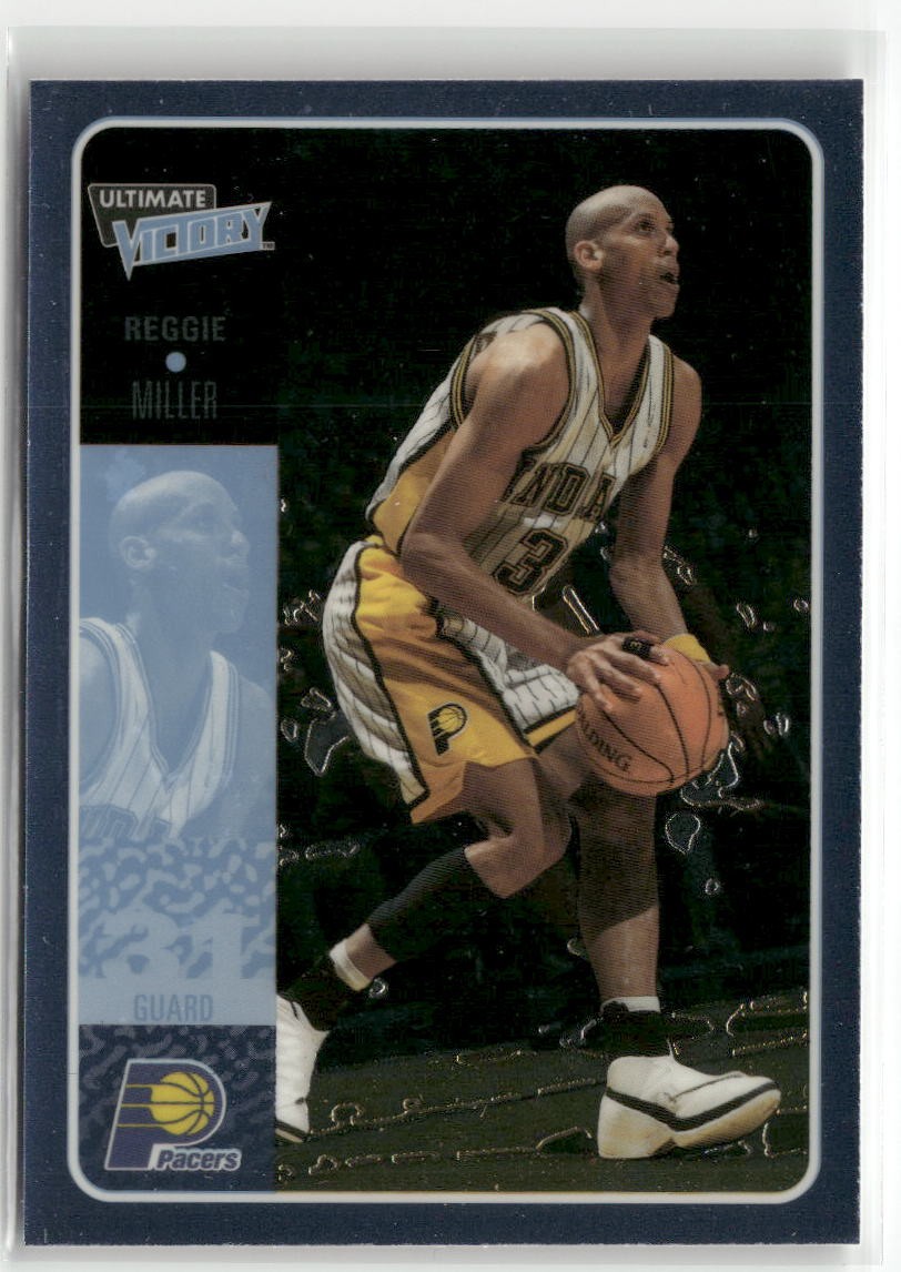 2000-01 Upper Deck Ultimate Victory #21 Reggie Miller ☘️206