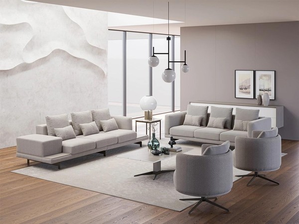 Komplett Set 6Tlg 2X Sofa Dreisitzer Neu 2X Sessel Luxus Wohnzimmer Couchtisch-image