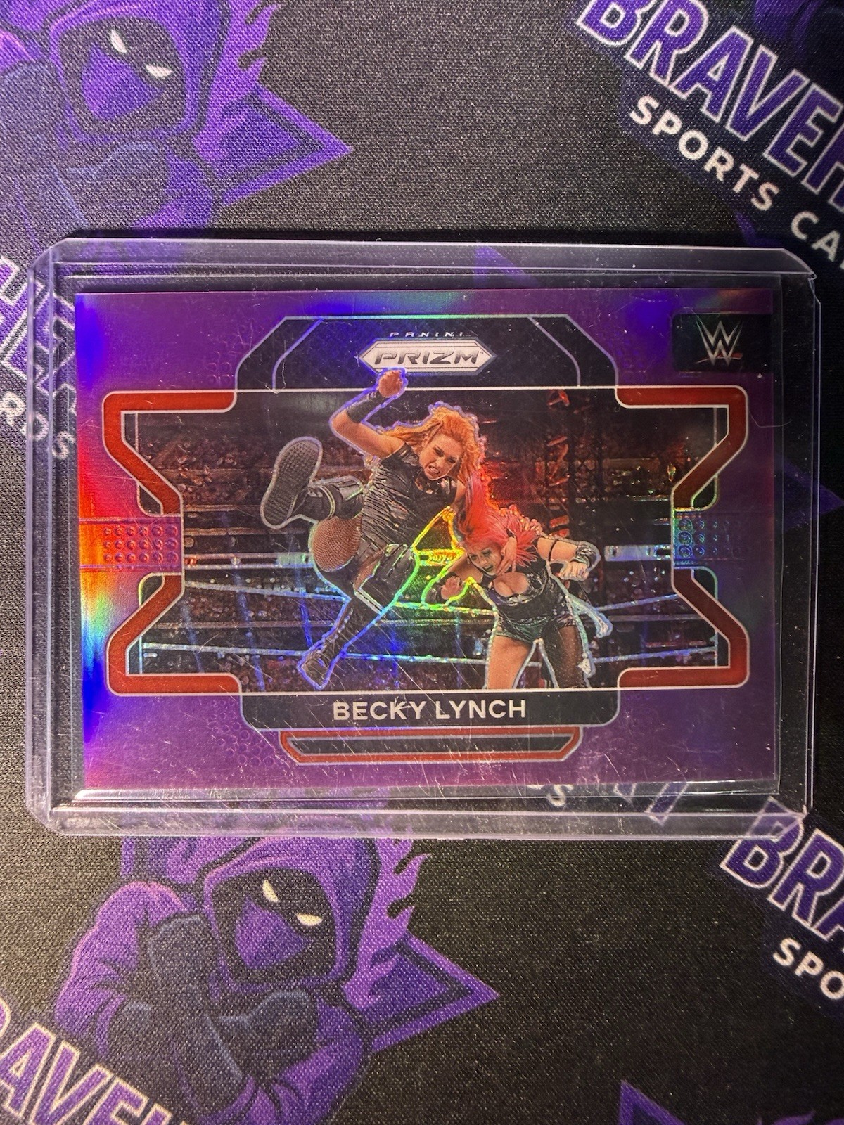 2022 Panini Prizm WWE Becky Lynch Purple #84/149