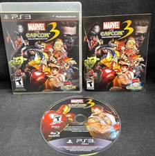 PS3 :   MARVEL VS. CAPCOM 3 : FATE OF TWO WORLDS !!  Complete w/Manual