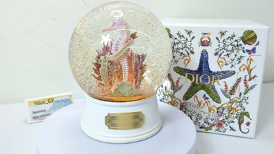 Dior スノードーム 海洋生物モチーフ CHRISTIAN DIOR VIP GIFT LIGHT UP SEAHORSE SNOW WATER GLOBE LED