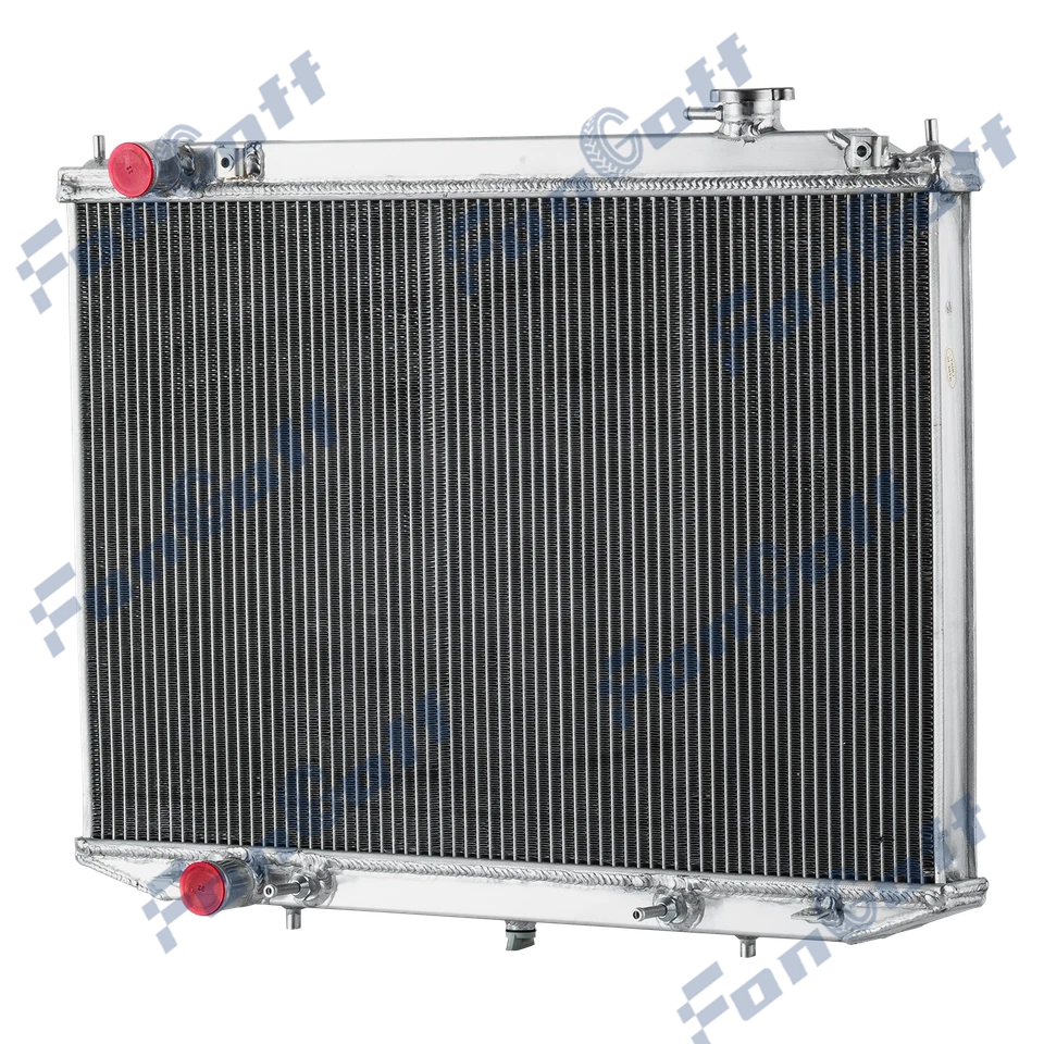 3Row Aluminium Radiator For Navara D22 2.5L YD25 4cyl Turbo Diesel 2007-2023 AT - image 2 of 4