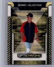 Bobby Valentine 2025 Leaf Optichrome Baseball 1/1 Pre Production Proof