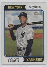 2023 Topps Heritage Aaron Hicks #75 0s2w