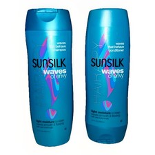 Sunsilk Waves of Envy Shampoo & Conditioner Light Moisture 12 oz each - Both New