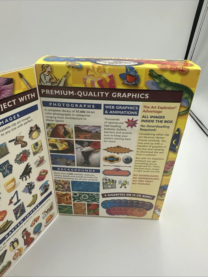 Nova Development Art Explosion 300,000 NEW SEALED (14 Discs) - Image 3 of 4