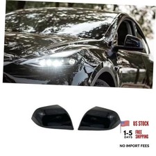 Compatible with Tesla Model 3 Side Mirror Cover Replacement 2017 2018 Black