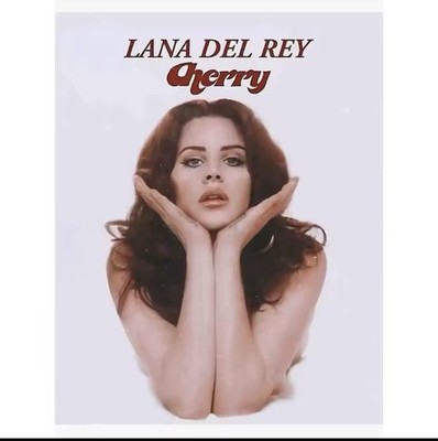 Lana Del Rey Cherry Poster Vintage Aesthetic Music Wall Decor Room - 15 X 21