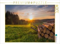 Calvendo Puzzle Sunset Near Annaberg | 1000 Pieces, Finished Size 25.2 × 18.9 In