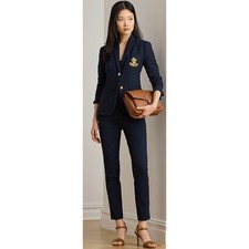 Lauren Ralph Lauren Stretch-Cotton Blend Twill Skinny pants, size 2, MSRP 89.50