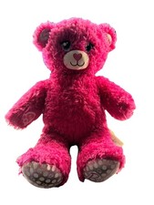 Build A Bear 2018 Barbie Plush Teddy Bear, Bright Pink Sparkly