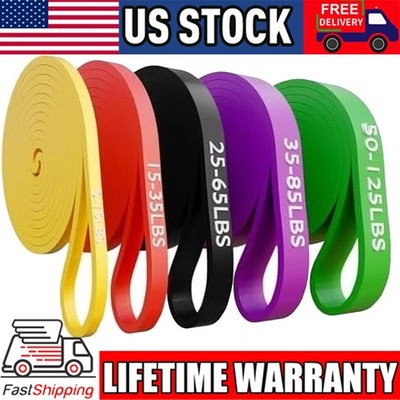 Heavy Duty Resistance Bands Set 5 Loop For Working Out, Body Stretching, Fitnes